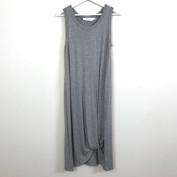 aok coevolution Dresses & Skirts - Gray Knot Tank Dress